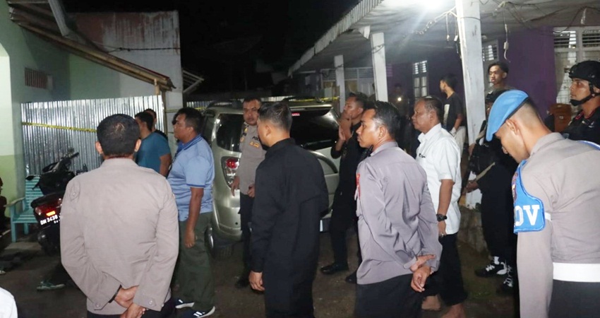 Kapolda Gorontalo Irjen Pol. Drs. Angesta Romano Yoyol, M.M secara langsung turun lapangan melakukan patroli Kamtibmas, Senin (15/05)