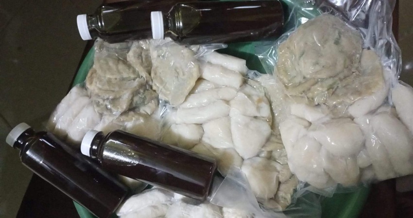 Salah satu review pempek dari konsumen. (Foto Atika)