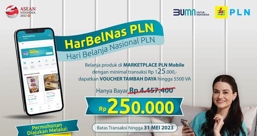 Promo Harbelnas, PLN Beri Voucher Tambah Daya Listrik, Begini Caranya--