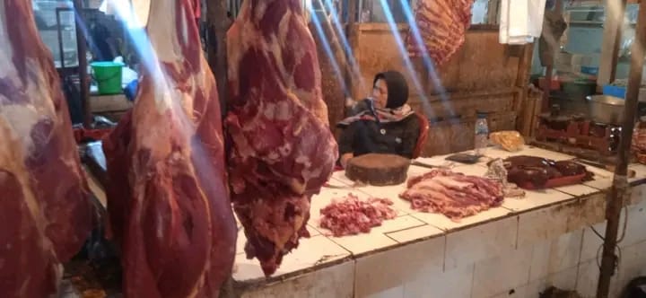 Harga Daging Sapi Tidak Menentu. Rabu, (3/5/2023)