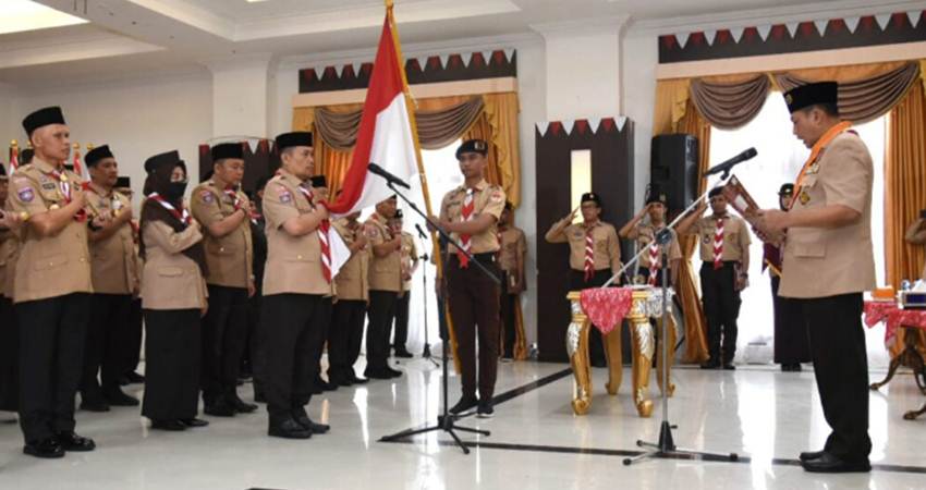 Dilantik Ketua Kwarnas, Ismail Pakaya Pimpin Mabida, Sofyan Puhi Kendalikan Kwarda