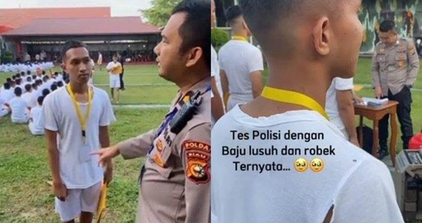 Heboh, kisah pemuda bernama Muhammad Iqbal saat mengikuti seleksi penerimaan polisi baru--tribunnews.com
