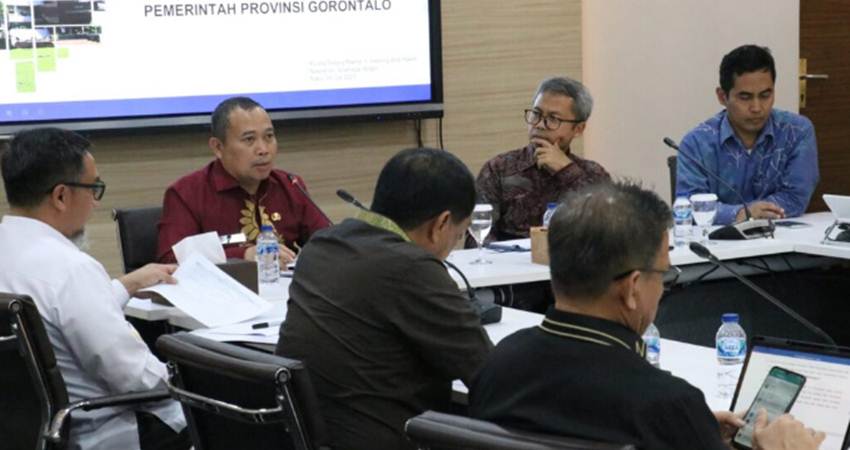 Penjagub Gorontalo Bahas Peluang Perluasan Kesempatan Kerja Berbasis Kawasan bersama IPB 