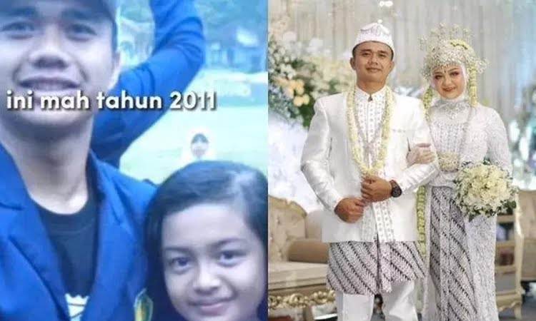 Tangkapan layar foto tahun 2012 dan tahun 2023