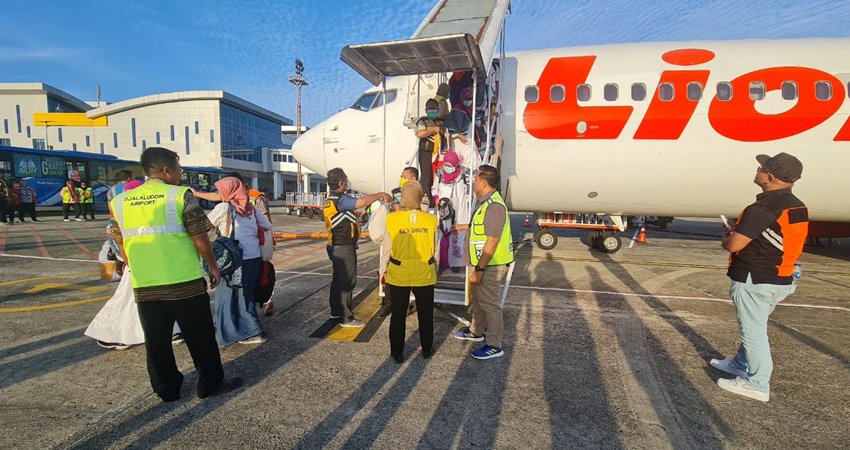 sempat gagal mendarat di bandara gorontalo
