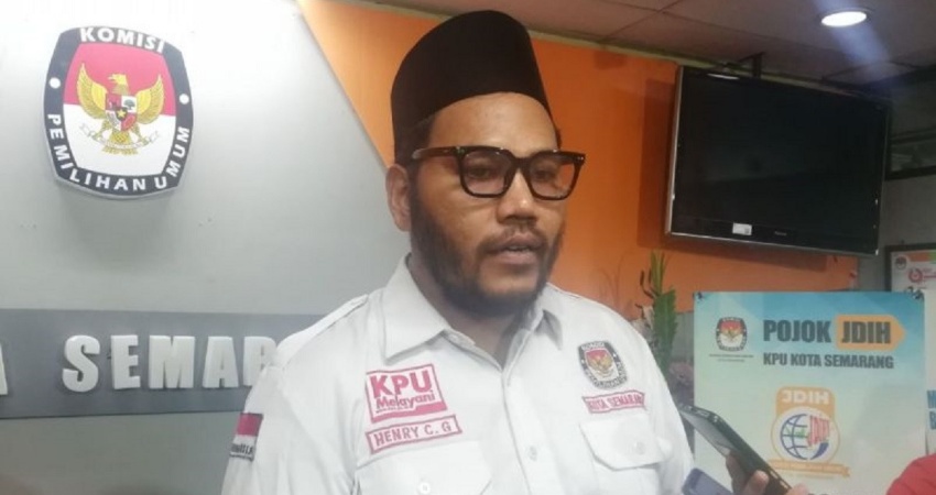 Ketua Komisi Pemilihan Umum (KPU) Kota Semarang Henry Casandra Gultom. ANTARA/Zuhdiar Laeis