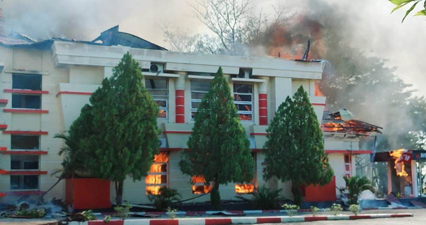 Prihatin, Deprov Gorontalo Desak Usut Tunas Pembakaran Kantor Bupati Pohuwato