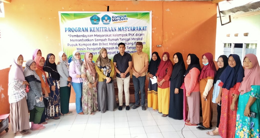 Kegiatan Program PKM di Desa Sipayo, Kecamatan Paguat, Kabupaten Pohuwato. (Foto : Istimewa)