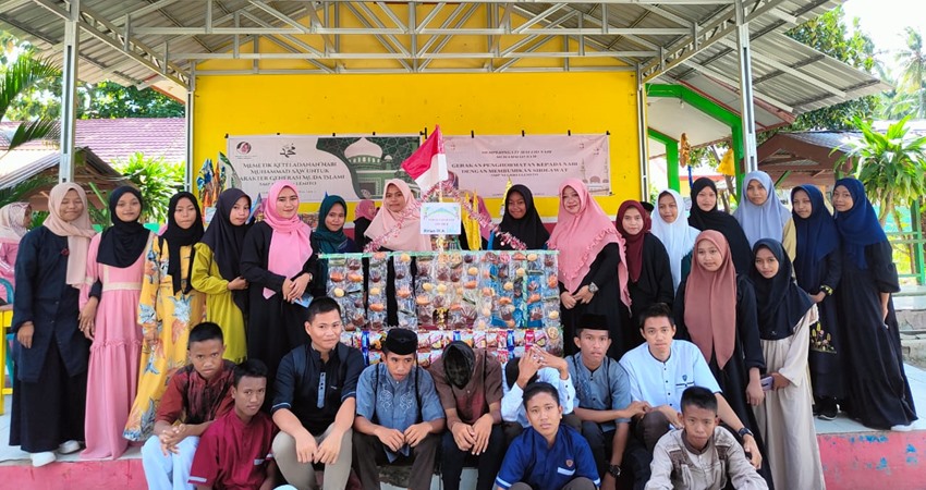 Memperingati Maulid Nabi, SMP Negeri 1 Lemito Membumikan Sholawat