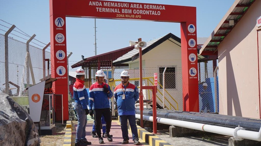 Pastikan Kehandalan Sarfas, Pertamina Inspeksi Unit Operasi Fuel Terminal Gorontalo dan Moutong 