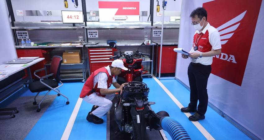 Hebat! Teknisi Sepeda Motor Honda asal Indonesia, Adu Skill Kompetisi Tingkat Dunia 