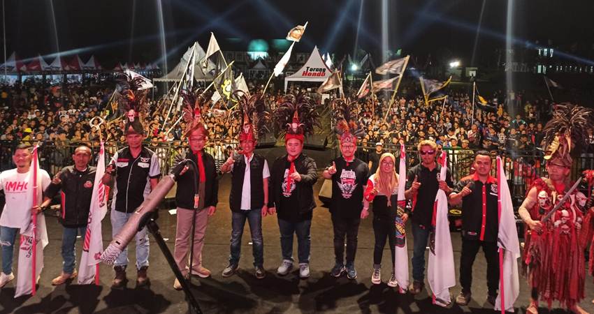 Honda Bikers Day Regional Sulawesi, Ribuan Bikers Penuhi Lapangan Rindam Tomohon