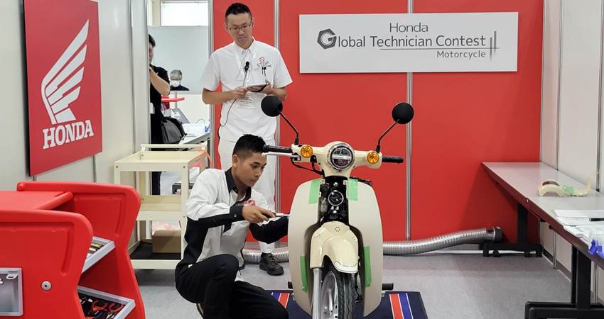 Hebat!, Juara  GTC 2023, Teknisi Sepeda Motor Honda Indonesia Terbaik Dunia
