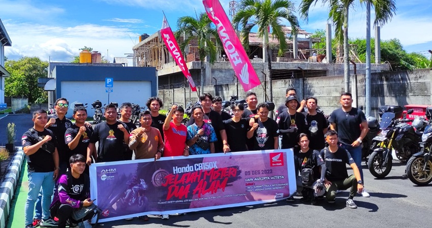 Memacu Adrenaline, DAW bersama Komunitas Honda CB150X Jelajah Misteri Dua Alam 