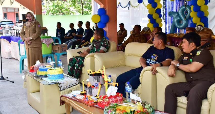 Peringatan hari bakti PU yang dihadiri Wakil Bupati Suharsi Igirisan, Senin (4/12/2023).