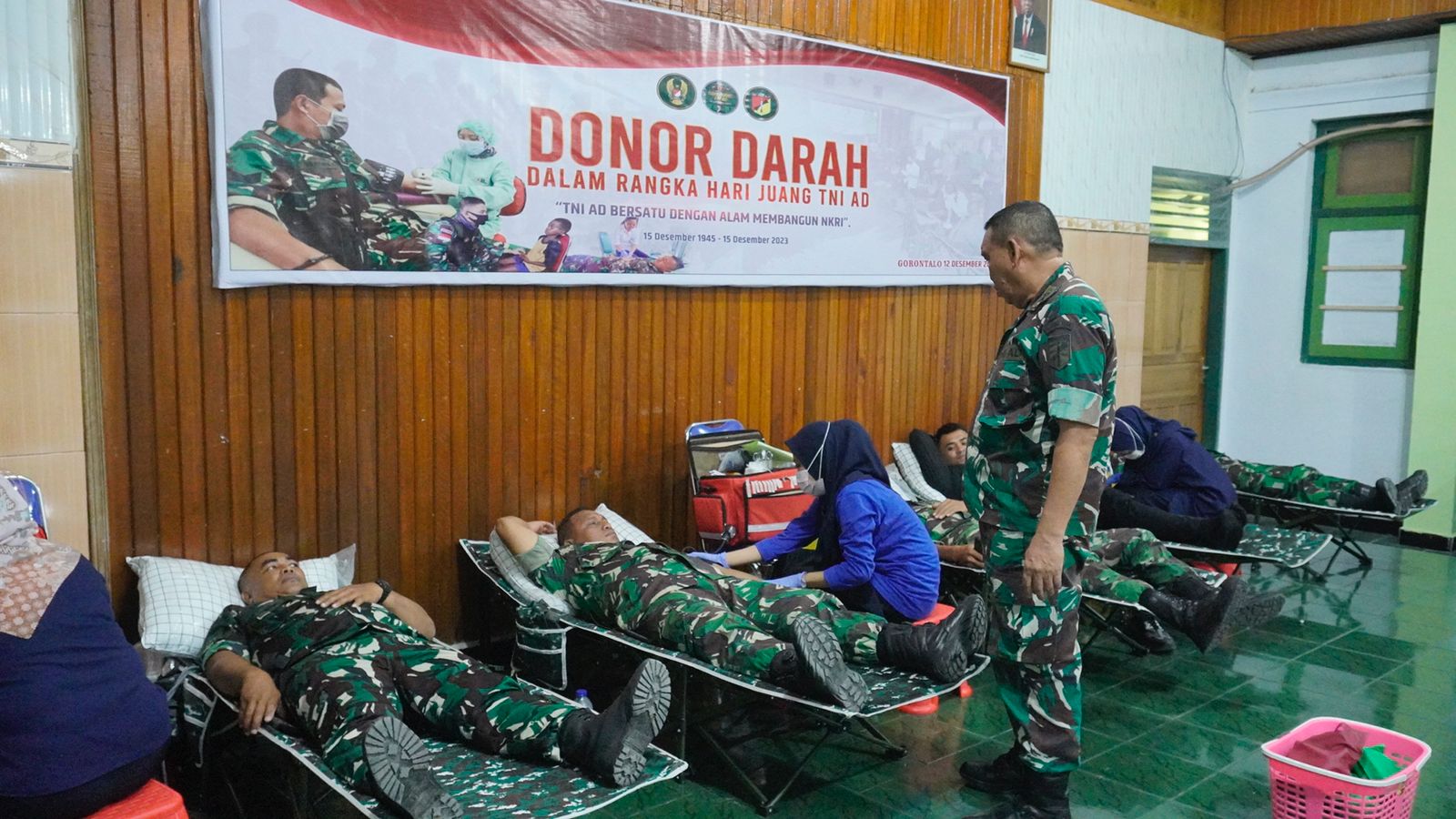 Hari Juang Kartika ke 78, Kodim 1304/Gorontalo Gelar Baksos