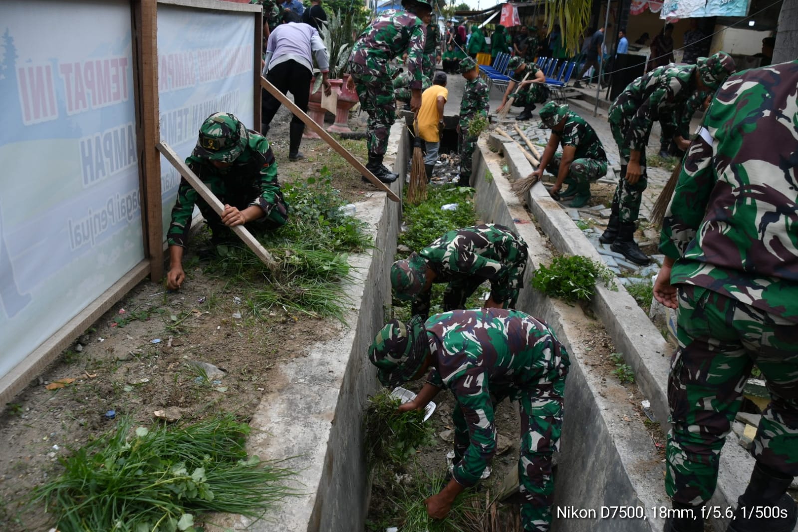 Gerakan Peduli Lingkungan dan Baksos, Cara Kodim 1304/Gorontalo Sambut Hari Juang Kartika ke 78