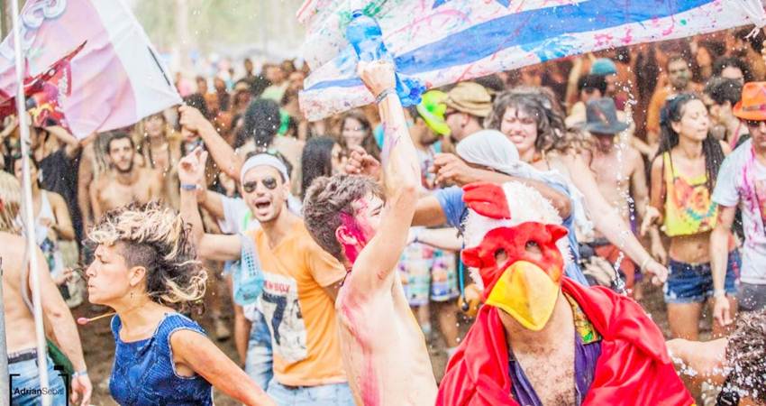 Salah satu festival Psychedelic Trance di Israel.--