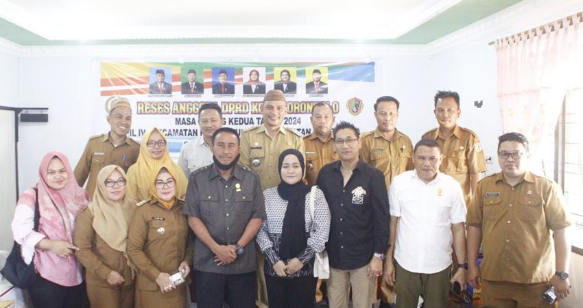 Reses DPRD Kota Gorontalo dapil 4 di Kelurahan Moodu, Senin (29/1/2024) (F. Istimewa)