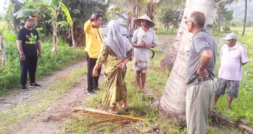 Kegiatan reses anggota Deprov dapil IV Kabupaten Gorontalo B, Wasito Sumawiyono, di Desa Buhu, Kecamatan Tibawa, Kabupaten Gorontalo.