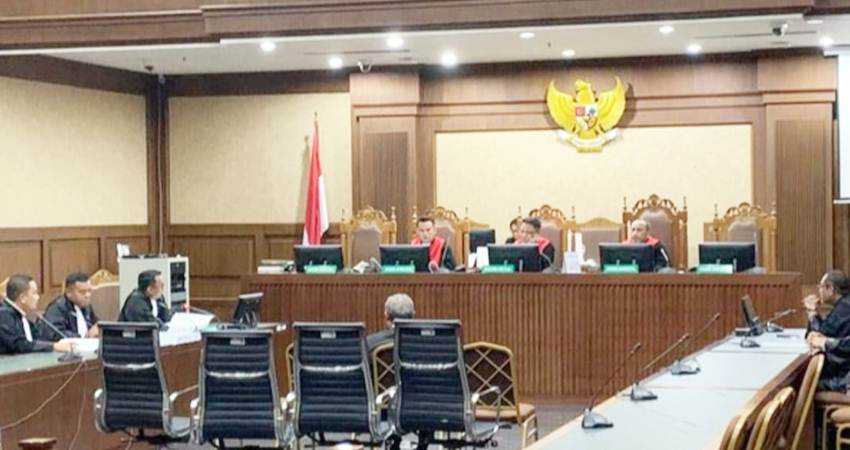 Sidang Pengacara Lukas Enembe (Mulia/detikcom)
