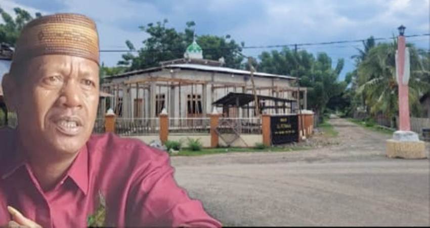 PT BJA telah membangun infrastruktur jalan yang begitu panjang yang bisa dimanfaatkan oleh masyarakat umum. foto insert : Umar Polumolo, Kepala Desa Trikora.