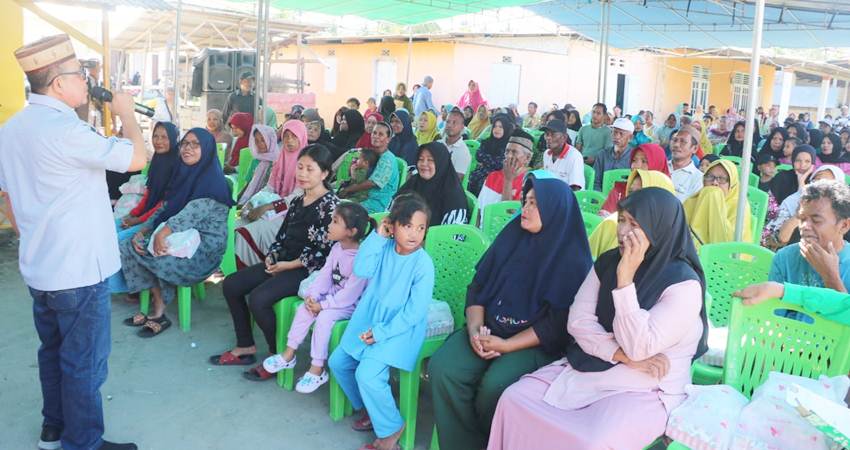 Kegiatan reses Wakil Ketua Deprov Gorontalo Awaludin Pauweni di desa Limehe Timur, Kecamatan Tabongo, Kabupaten Gorontalo.