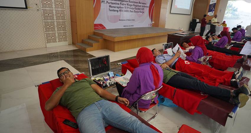 Aksi Donor Darah Pertamina Patra Niaga Sulawesi, Bukti Nyata Peduli Sesama