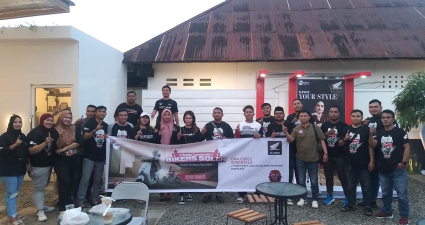 Bikers Soleh Komintas Honda Gorontalo, Berbagi Kebaikan di Bulan Penuh Berkah 