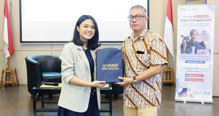 USAID TEMAN LPDP menggelar FutureUSStudent Roadshow di FISIP Universitas Indonesia (UI). (Foto dok. UI jpnn.com)