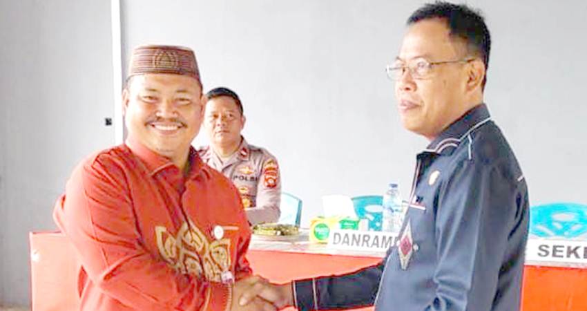 Ibrahim Kiraman resmi menjalankan tugas sebagai Plh Camat Duhiadaa sejak Kamis (7/3/2024). (Foto: Istimewa).