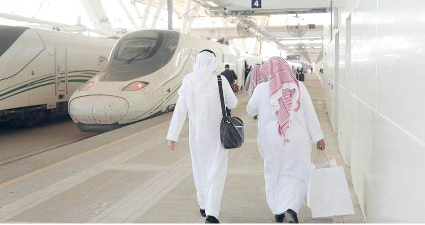 Kereta cepat di Arab Saudi.--