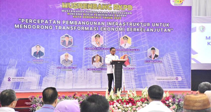Suasana pelaksanaan Musrenbang tingkat kota yang diselenggarakan Bapppeda. (Foto: Prokopim)