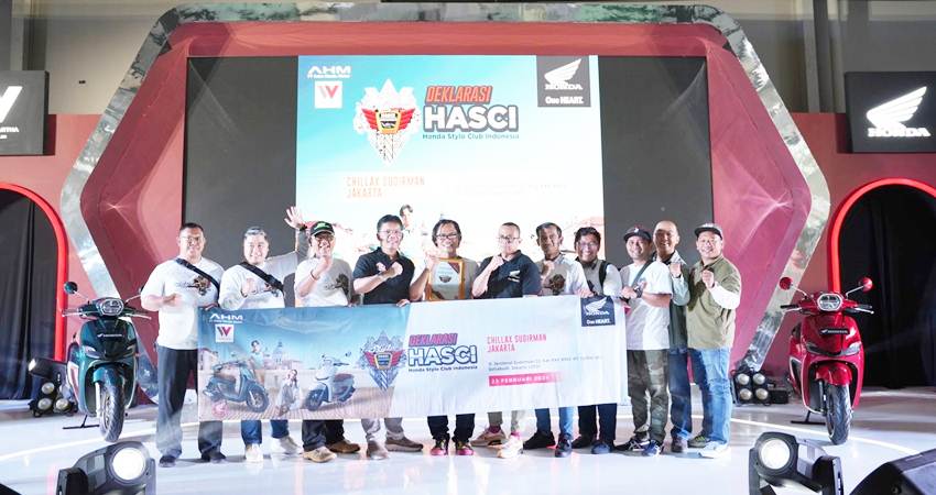 Deklarasi Komunitas Honda Stylo 160 di Jakarta.