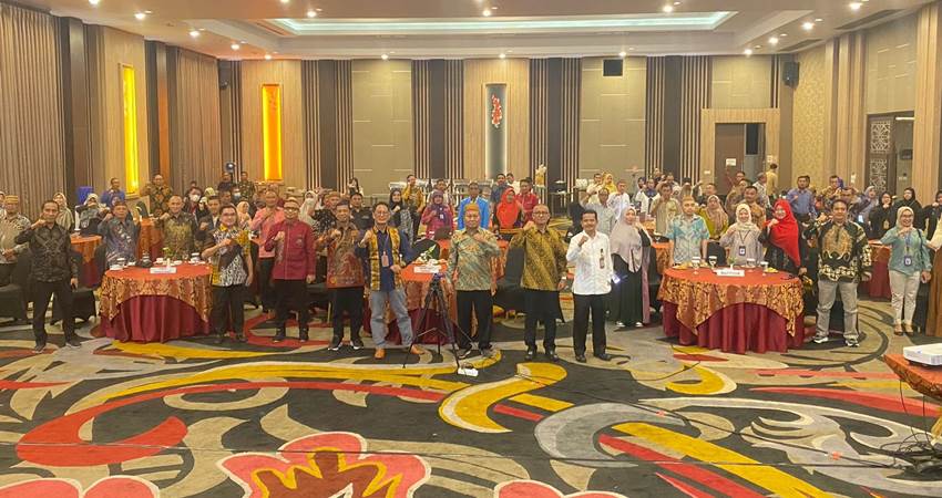 Pelaksanaan Rakor UPT Kemendikbudristek bersama pemerintah se-Provinsi Gorontalo tahun 2024, dalam rangka Memperkuat Kolaborasi Untuk Implementasi Kebijakan Merdeka Belajar , Jumat, (8/3. (Foto – Istimewa)