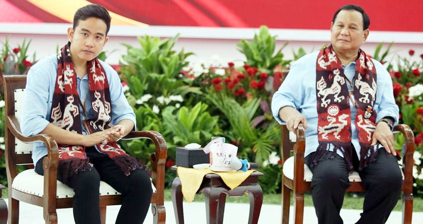 Pasangan Capres-Cawapres RI di Pilpres 2024 Prabowo Subianto - Gibran Rakabuming Raka. Foto: Arsip jpnn.com/Ricardo