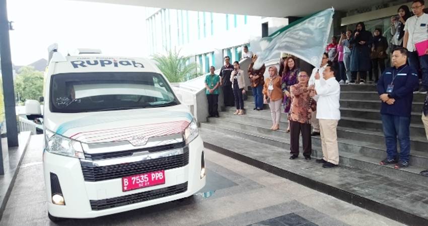 SERAMBI : Kickoff Serambi 2024 oleh Bank Indonesia yang menyediakan uang layak edar untuk kebutuhan ramadan dan Idul Fitri 2024, Jumat (15/3). (foto : dok / bi gorontalo)