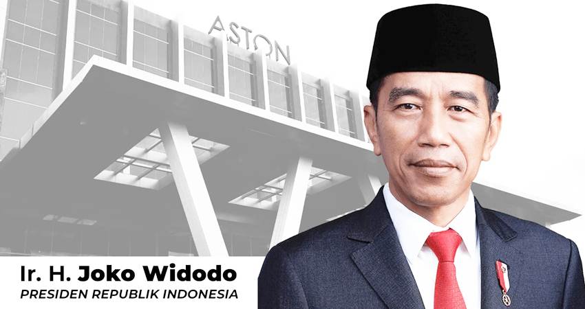 Bangga, Aston Gorontalo Sambut Presiden Jokowi