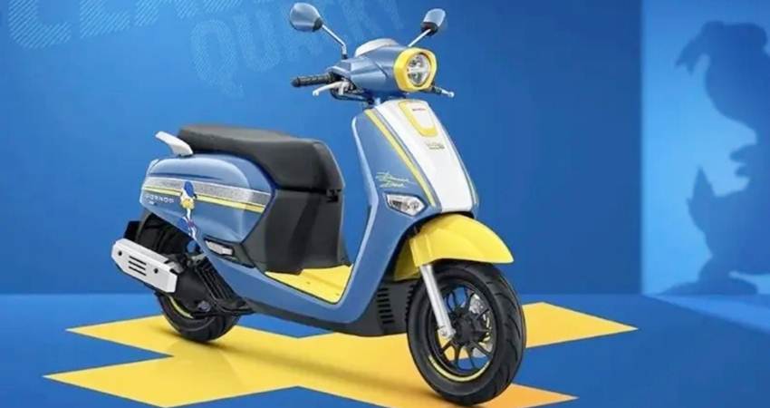 Honda Giorno 125 Donald Duck mejeng di BIMS 2024. (Foto: Honda/jpnn.com)