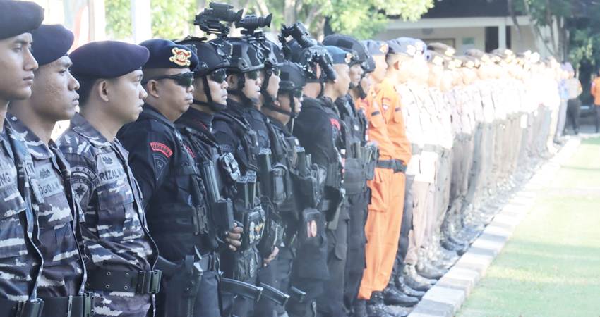Gelar pasukan dalam rangka Operasi Ketupat 2024 menjelang perayaan Hari Raya Idul Fitri