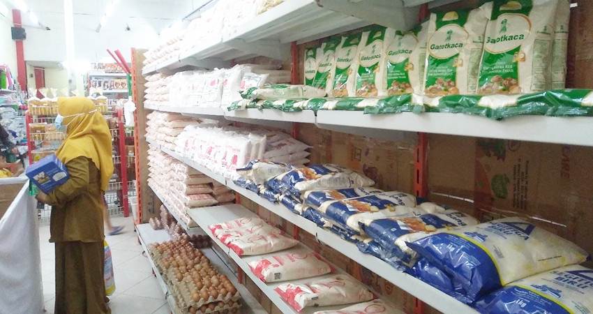 Terigu yang di jual di salah satu toko yang ada di Kota Gorontalo.