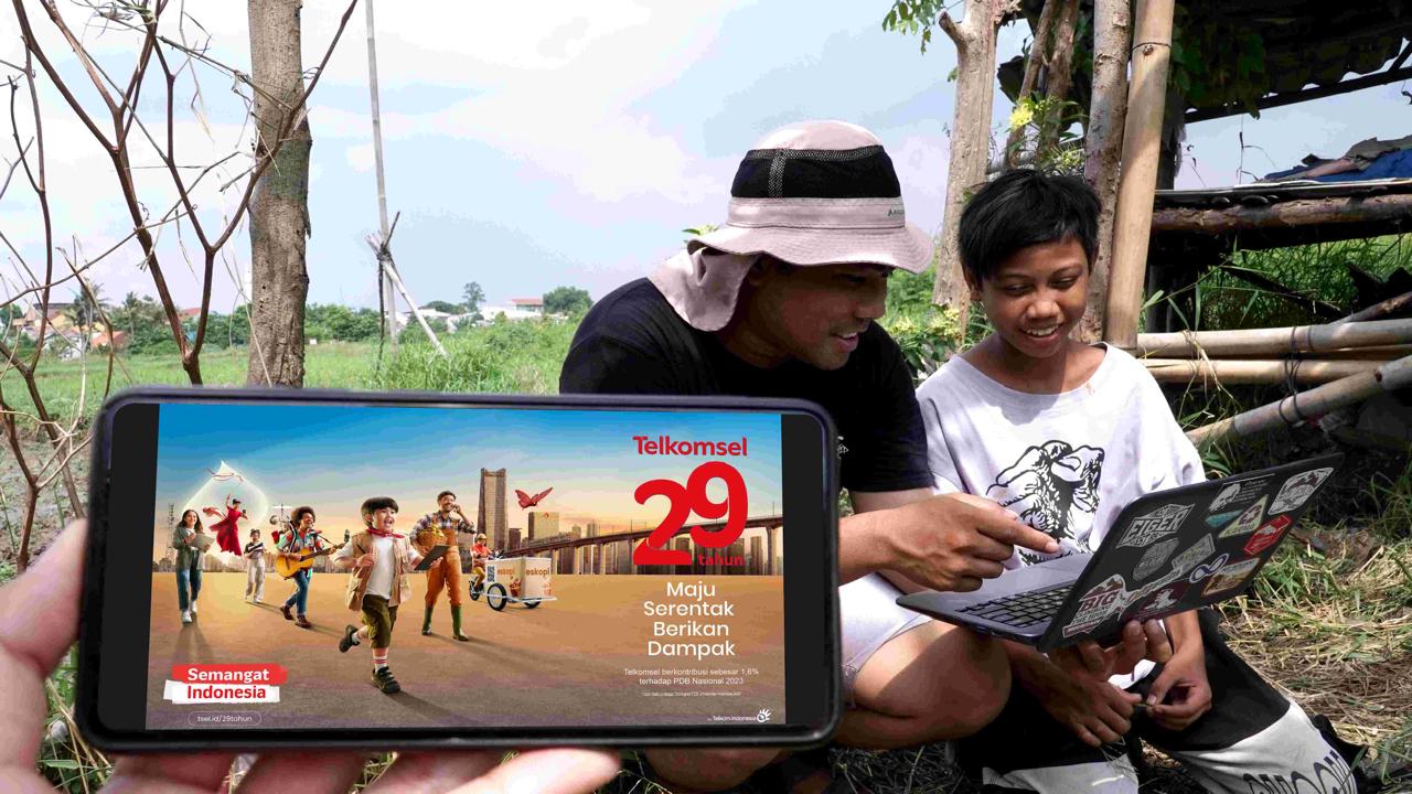 29 Tahun, Telkomsel Komitmen Maju Serentak Berikan Dampak Bagi Indonesia