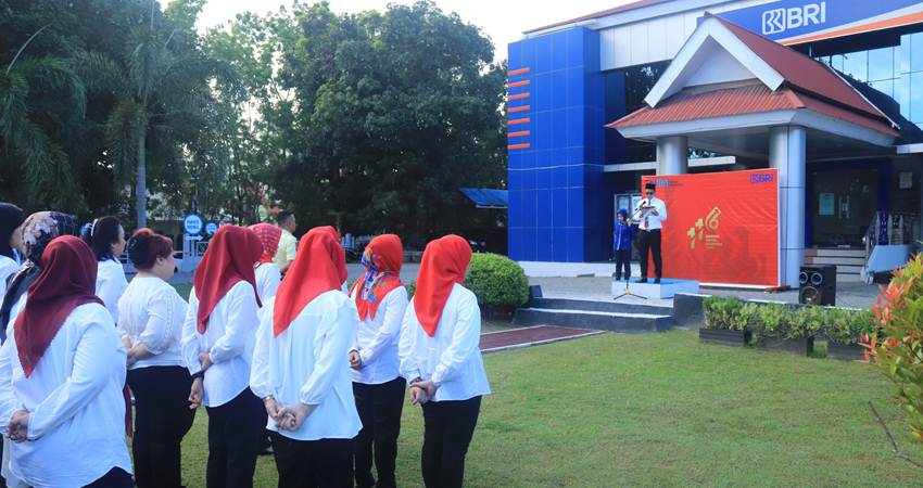 BRI Cabang Limboto Gelar Upacara Harkitnas 2024, Bangkit Menuju Indonesia Emas