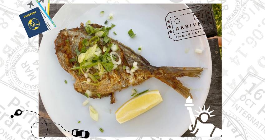 Ilustrasi ikan kembung, ikan tude, atau butter fish yang disajikan di luar negeri. Dahlan Iskan terpesona dengan masakan ikan tude yang dimasak oleh James F Sundah di New York, Amerika Serikat.--