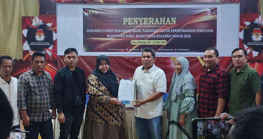 Serahkan 15.915 Dukungan KTP, Duet Amran-Irwan Pilih Jalur Independen 