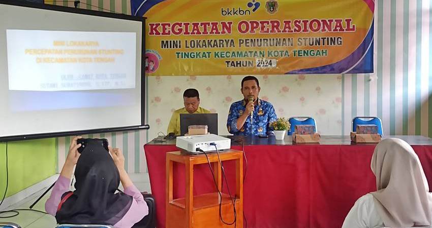 Suasana pelaksanaan Kegiatan Operasional Mini Lokakarya (Minlok) Penurunan Stunting Tingkat Kecamatan Kota Tengah, Kota Gorontalo, yang digelar belum lama ini. (Foto: Istimewa)