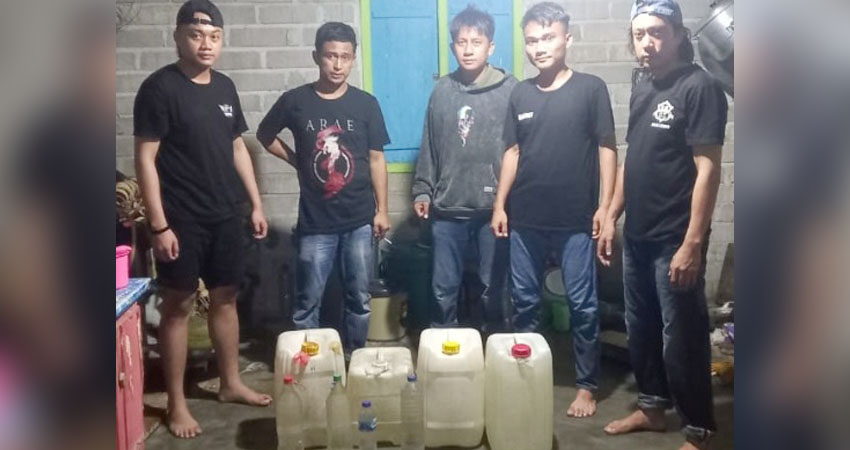 Ratusan liter minuman keras (Miras) jenis cap tikus berhasil diamankan oleh Polres Boalemo saat pelaksanaan operasi disejumlah wilayah.