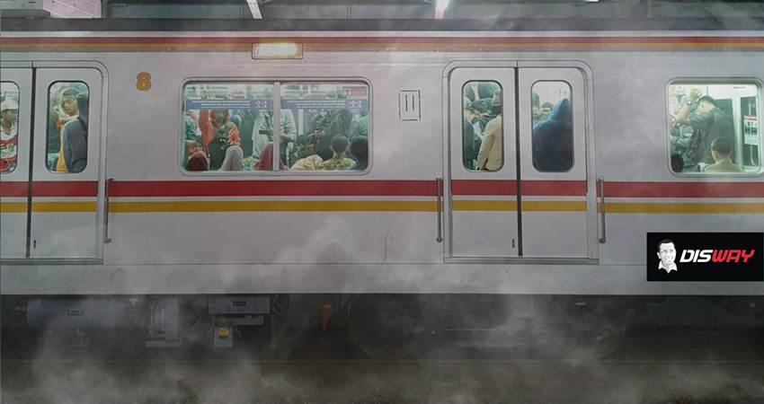 Ilustrasi penumpang commuter line yang selama ini banyak menjadi andalan moda transportasi kelas menengah.--