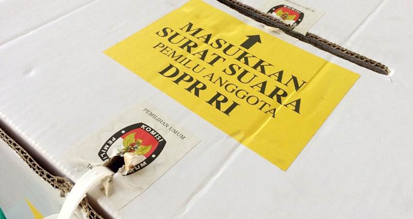 ilustrasi kotak suara.--