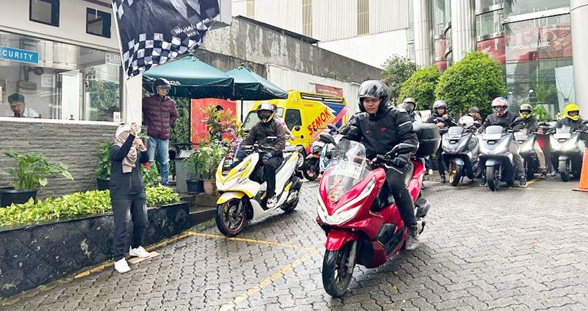 Honda PCX 160 City Rolling, Riding Bareng Menuju HMPD (WMS)